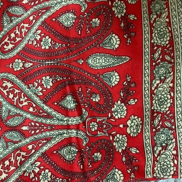 Cherie Bliss | Women's Fashion Scarf | Red & Tan | One Size - Picture 4 of 4